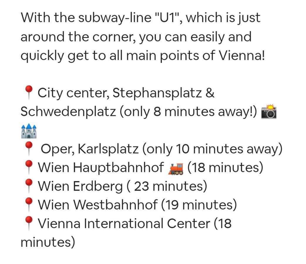 Center ! 3 Stops Away From The Center Of Vienna! 外观 照片